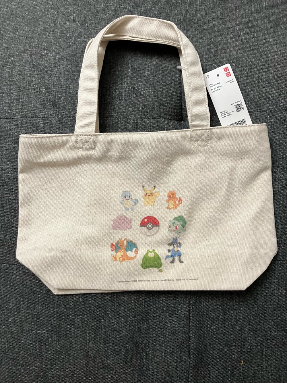 Uniqlo UTme Mini Tote Bag Philadelphia Exclusive Pokemon Theme Pokopia